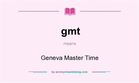 geneva master time.